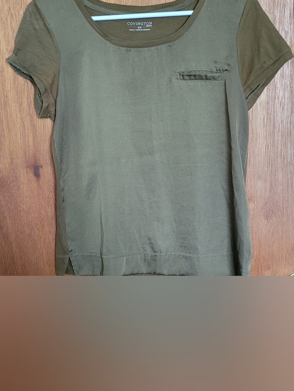 Covington Olive Short-Sleeve Pocket Tee